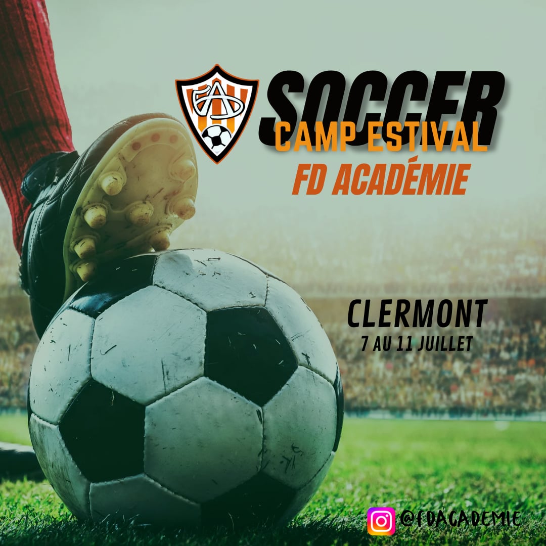 Camp de soccer estival à Clermont - FD Académie